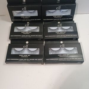 ELF Dramatic Lash Kit # 85080 #85081 E.L.F lashes Glue & or Tweezers Lot Of 6